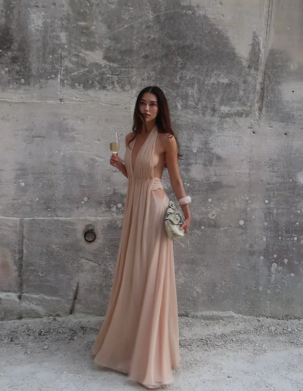 Arcina Ori Florence Maxi Dress Stone Size XS / AU 6 - Image 5