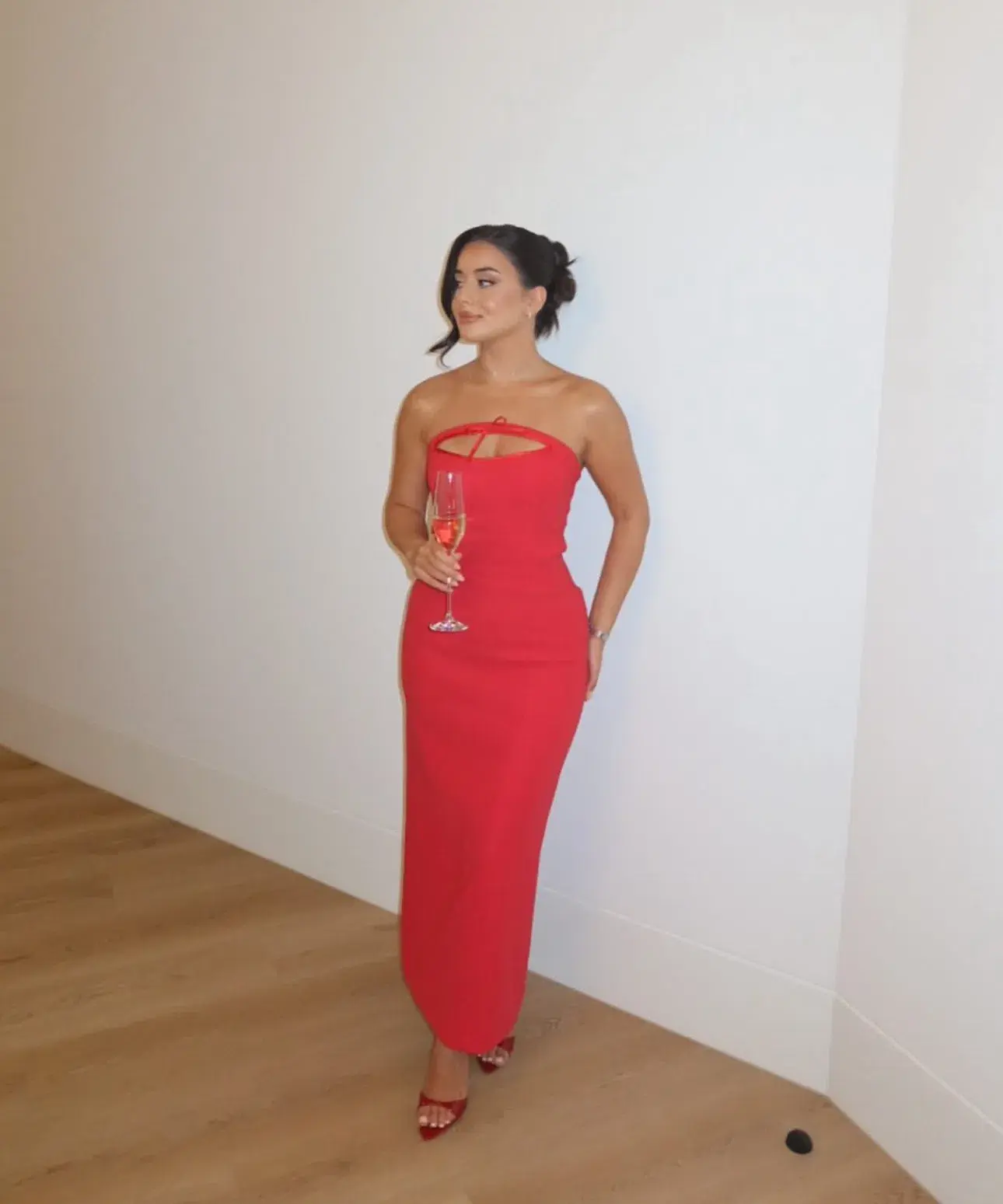 Rayane Bacha Margot Maxi Dress Red Size 8 - Image 2