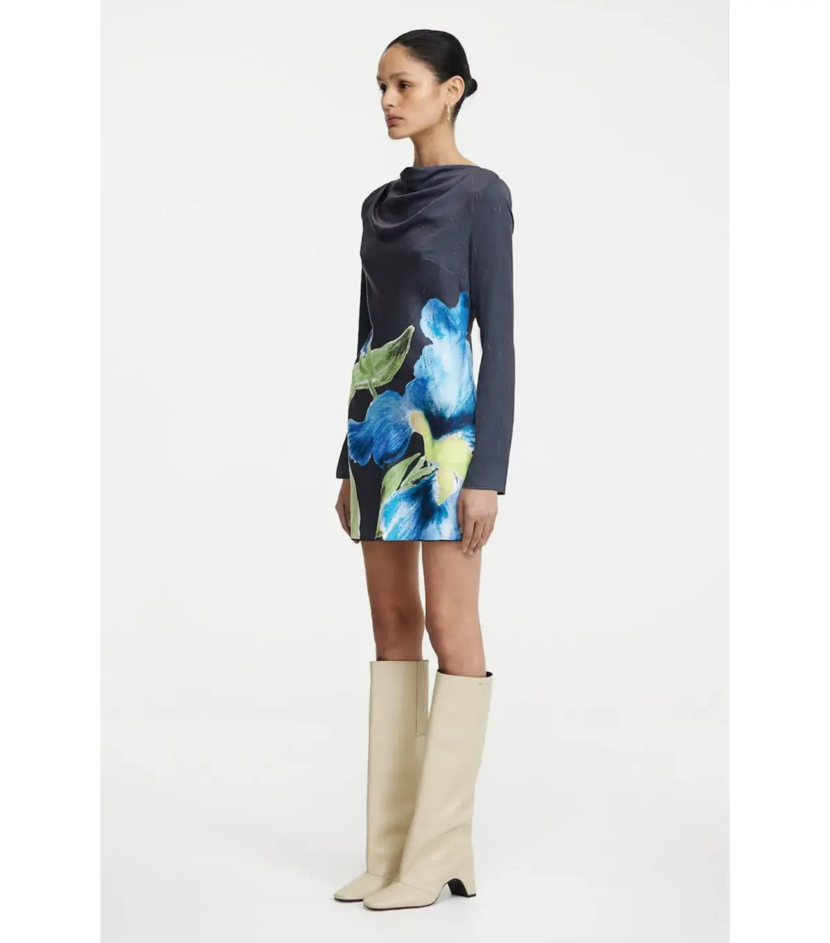 Significant Other The Merida Mini Dress in Midnight Botanic Size AU 8 - Image 2