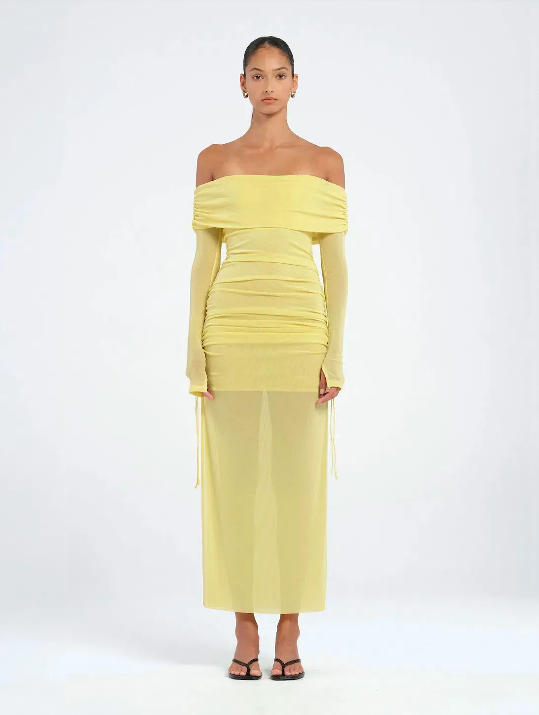 Benni Blaire Midi Dress Lemon Size 8 / AU 8 - Image 1