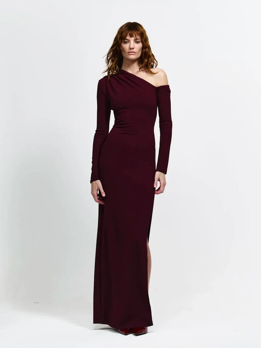 Effie Kats Cayley Gown Maxi Dress in Wine Size XS / AU 6-8 - Image 1