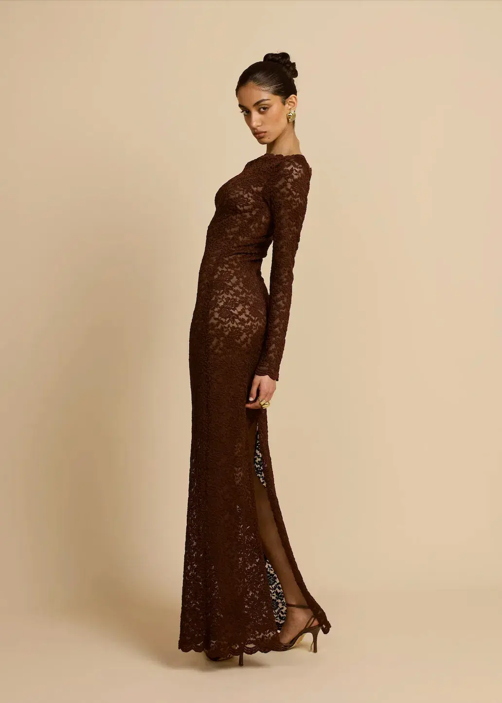 Arcina Ori Monet Maxi Dress Brown Size S / AU 8 - Image 7
