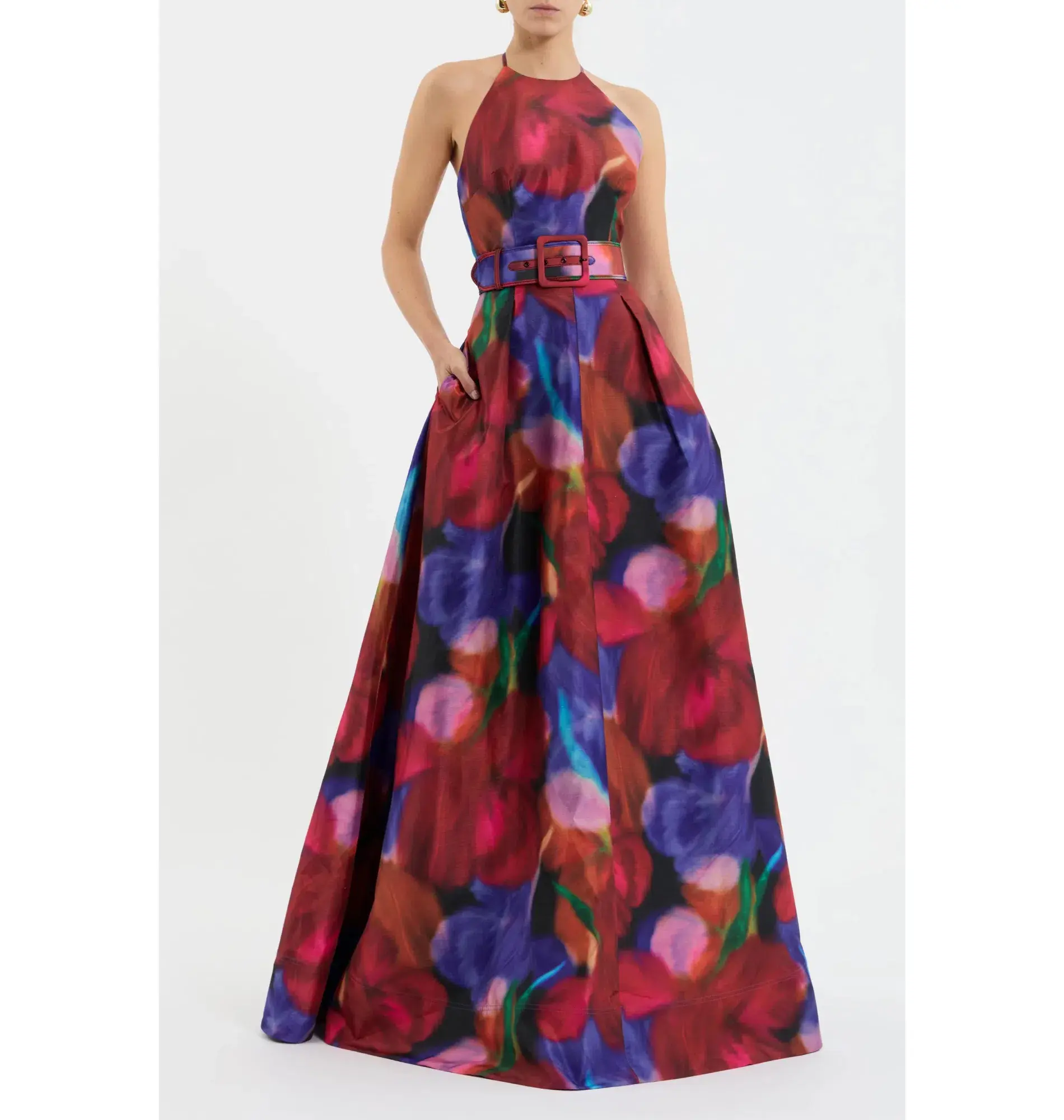 Rebecca Vallance Cabaret Roses Gown Floral Size 8 - Image 1