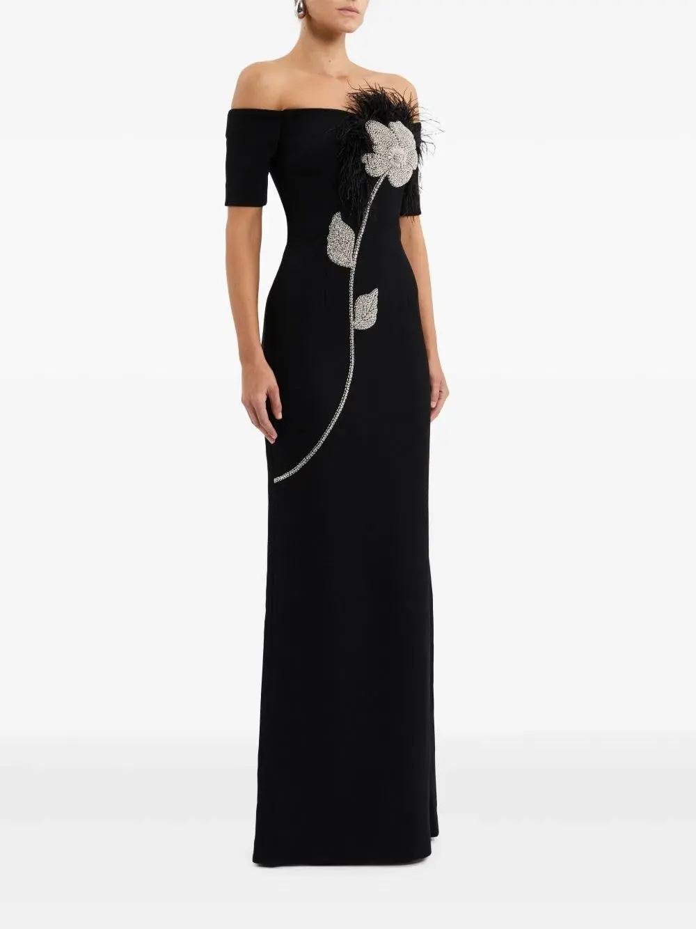 Rebecca Vallance Starlight Gown in Black Size AU 8 - Image 3