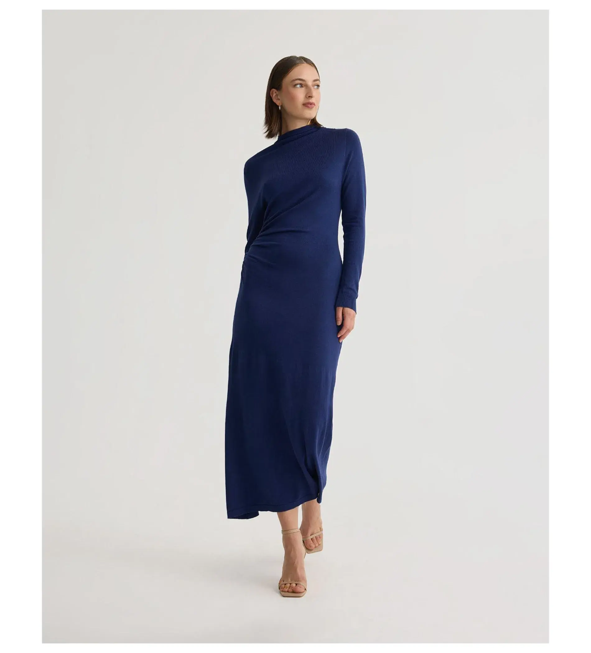 Oxford Nina Knitted Dress in Blue Size XS / AU 8 - Image 1