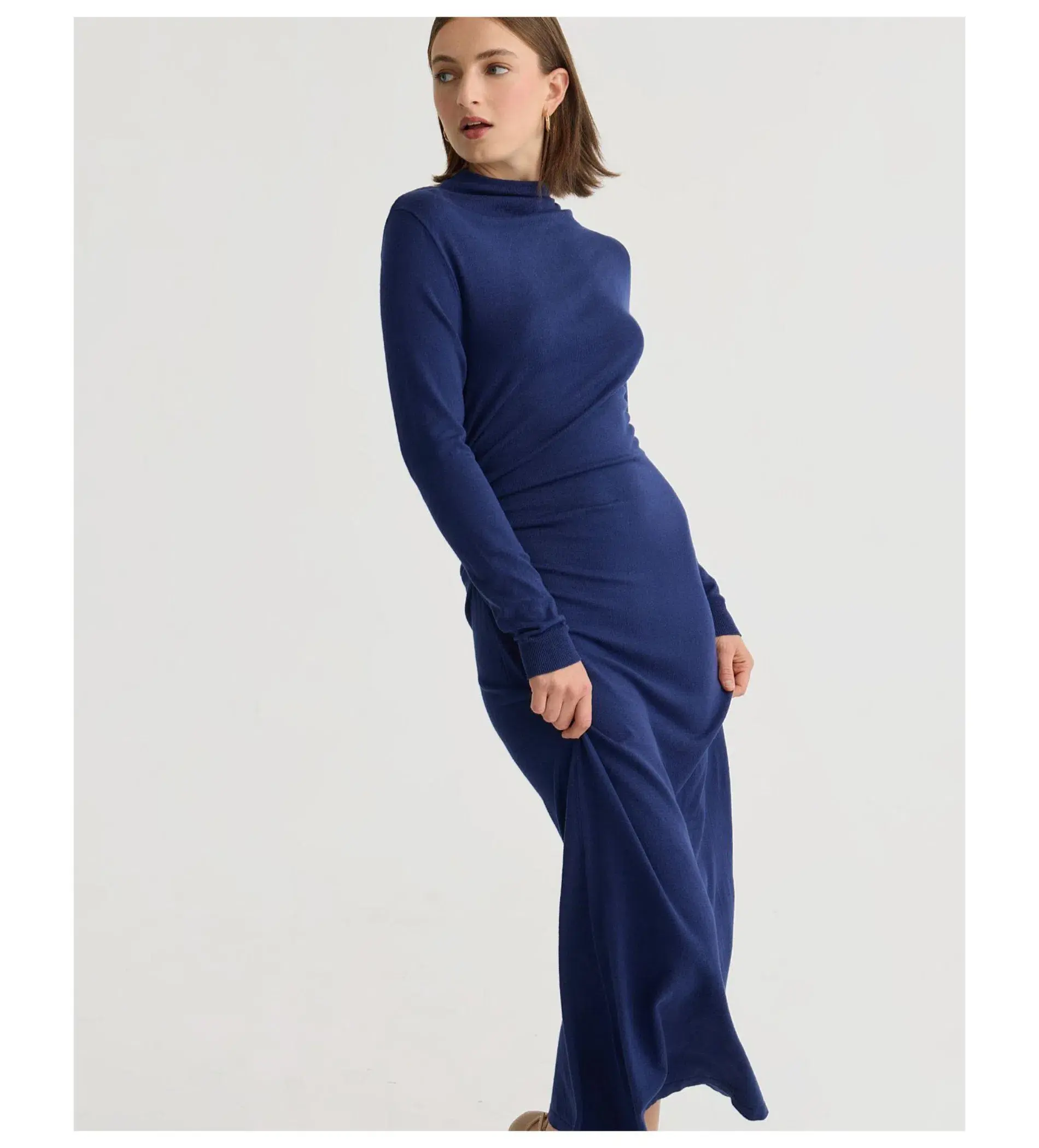 Oxford Nina Knitted Dress in Blue Size XS / AU 8 - Image 4
