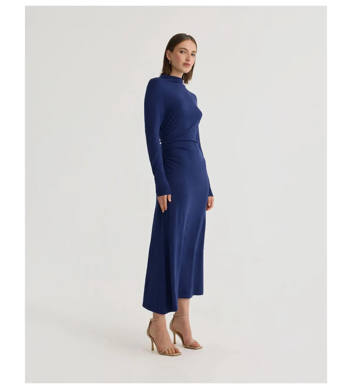 Oxford Nina Knitted Dress in Blue Size XS / AU 8 - Image 2