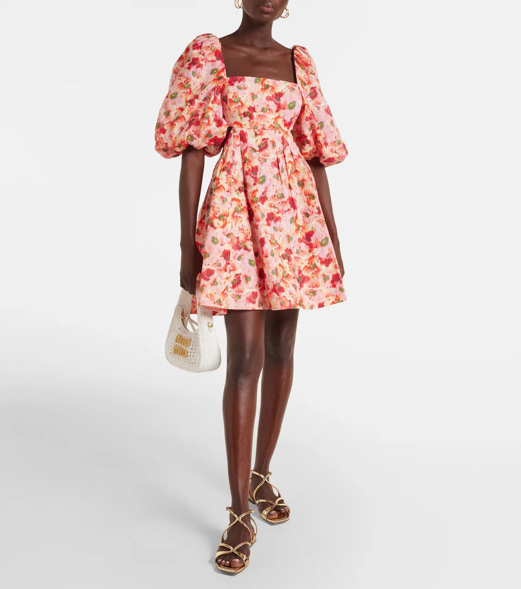 Zimmermann Lightburst Cutout Linen Mini Dress Floral Size 2 / AU 12 - Image 1