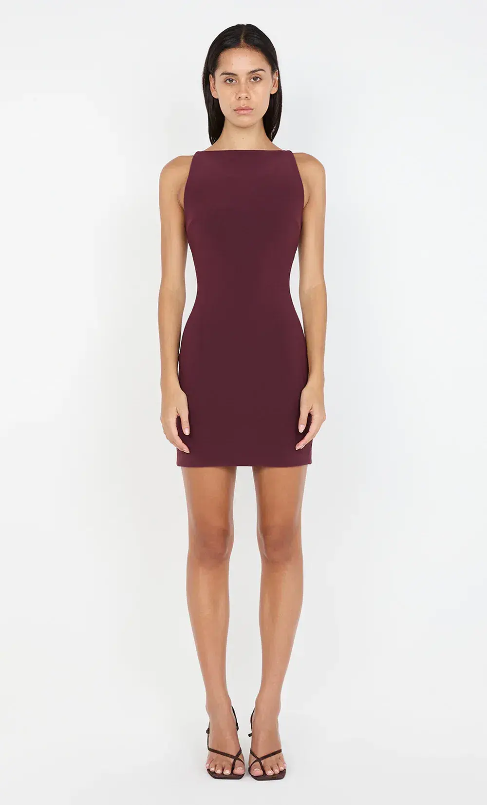 BEC + BRIDGE Clover Mini Dress Plum Size AU 6 for rent on The Volte - main image