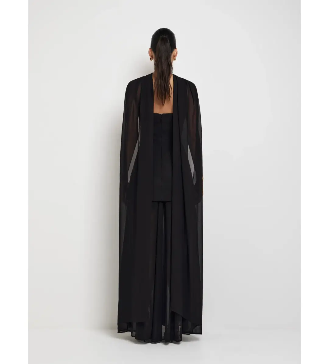 Sheike Marissa Maxi Dress Black Size AU 8 for rent on The Volte - main image