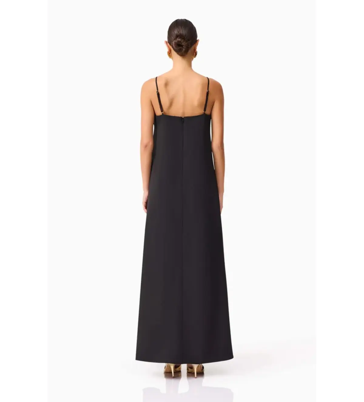 Elliatt Buttercup Embroidered Maxi Dress Black Size AU 12 - Image 3