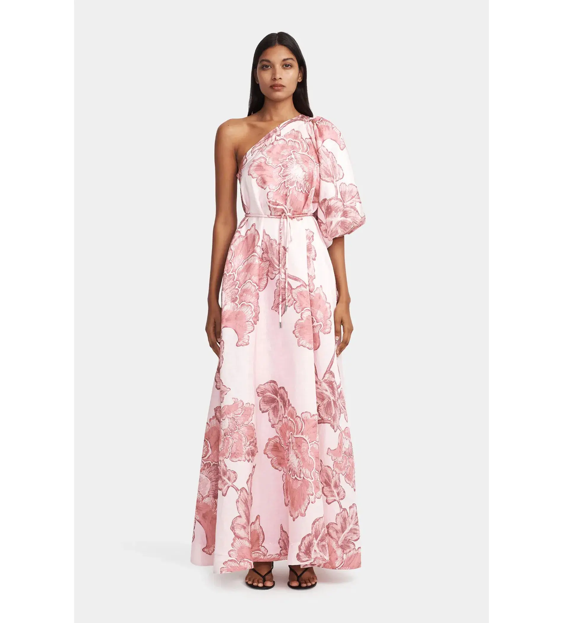 Hansen and Gretel Carmen Maxi Dress Orchid Bloom Size AU 10 - Image 1