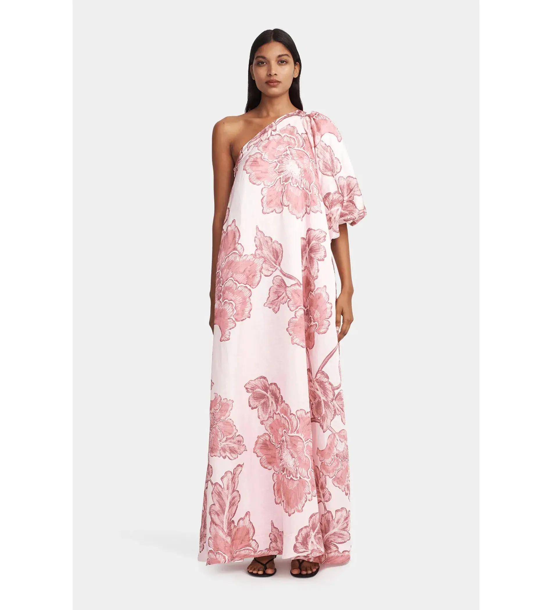 Hansen and Gretel Carmen Maxi Dress Orchid Bloom Size AU 10 - Image 2