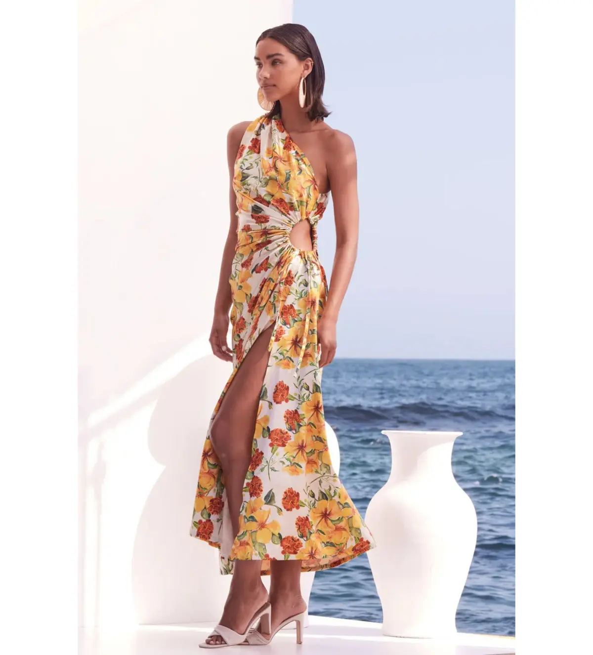 Sonya Moda Nour Yarden Maxi Dress Floral Size AU 12 - Image 3