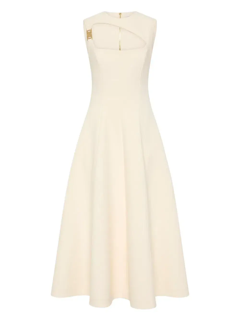 Rebecca Vallance Freyja Midi Dress White Size AU 8 - Image 4