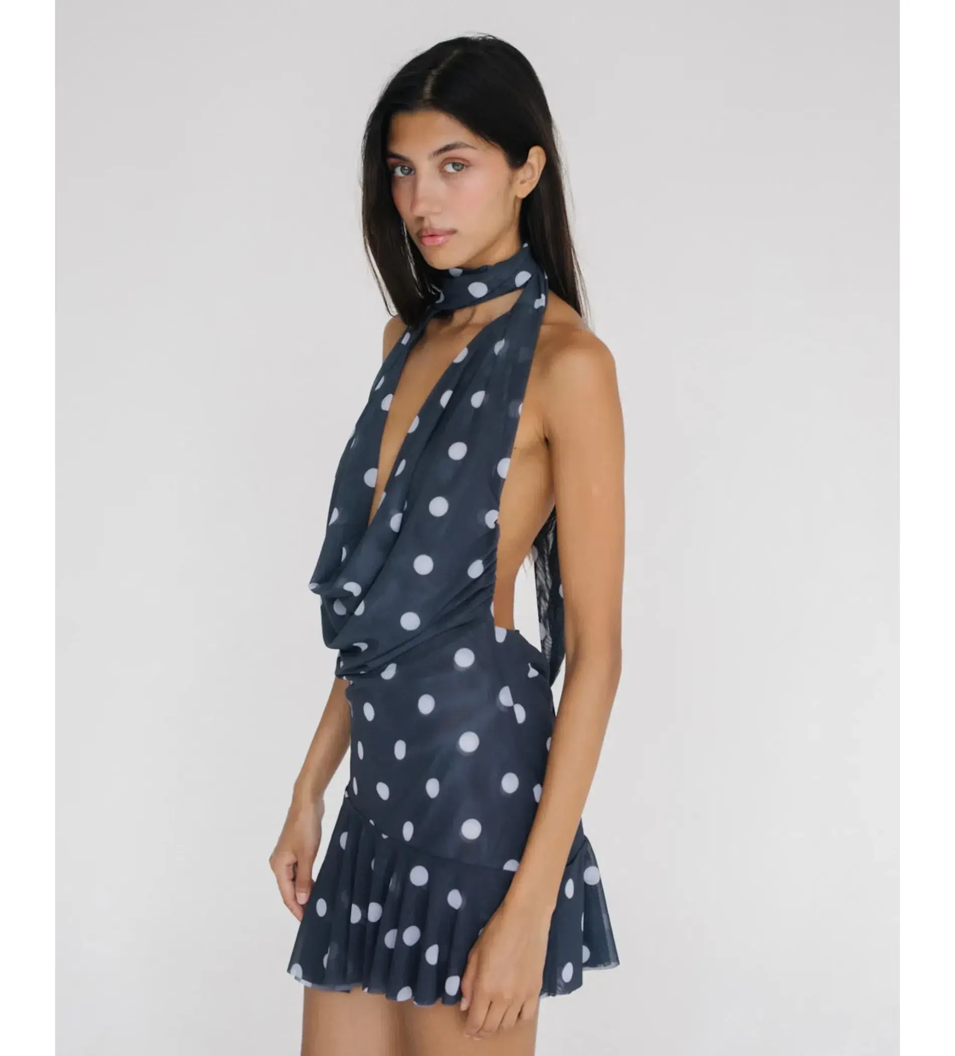 Cielle Lenares Mini Dress in Blue Size XS / AU 6 - Image 2