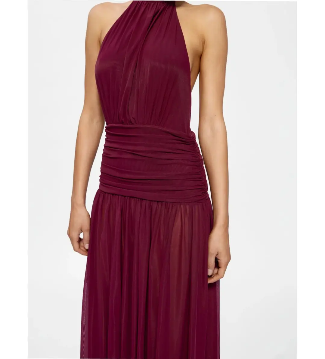 Effie Kats Verity Gown Burgundy Size S AU 8 for rent on The Volte - main image