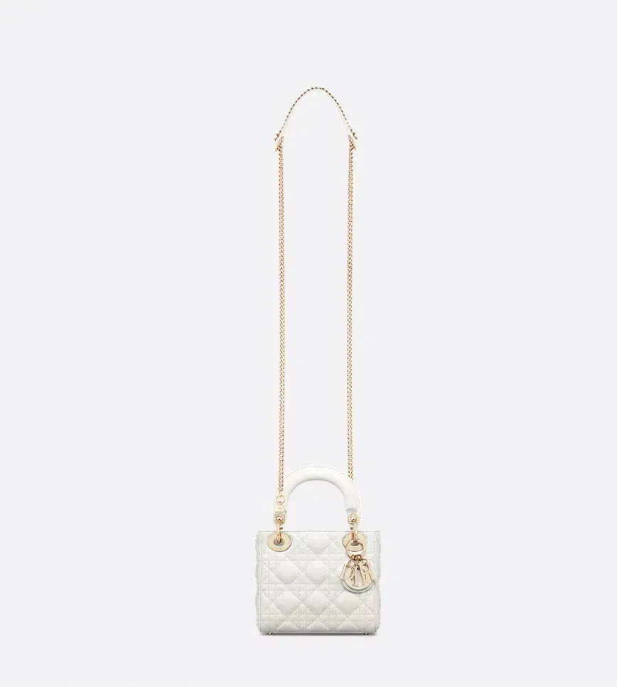 Dior Mini Lady Bag White for rent on The Volte - main image