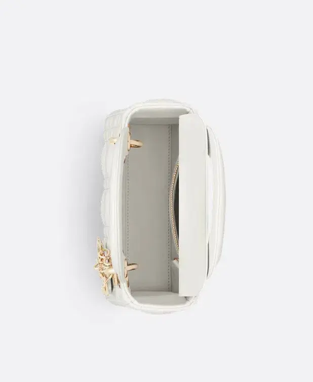 Dior Mini Lady Bag White - Image 4