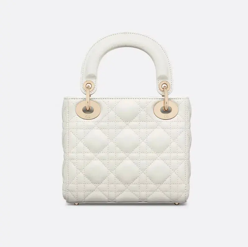 Dior Mini Lady Bag White - Image 2