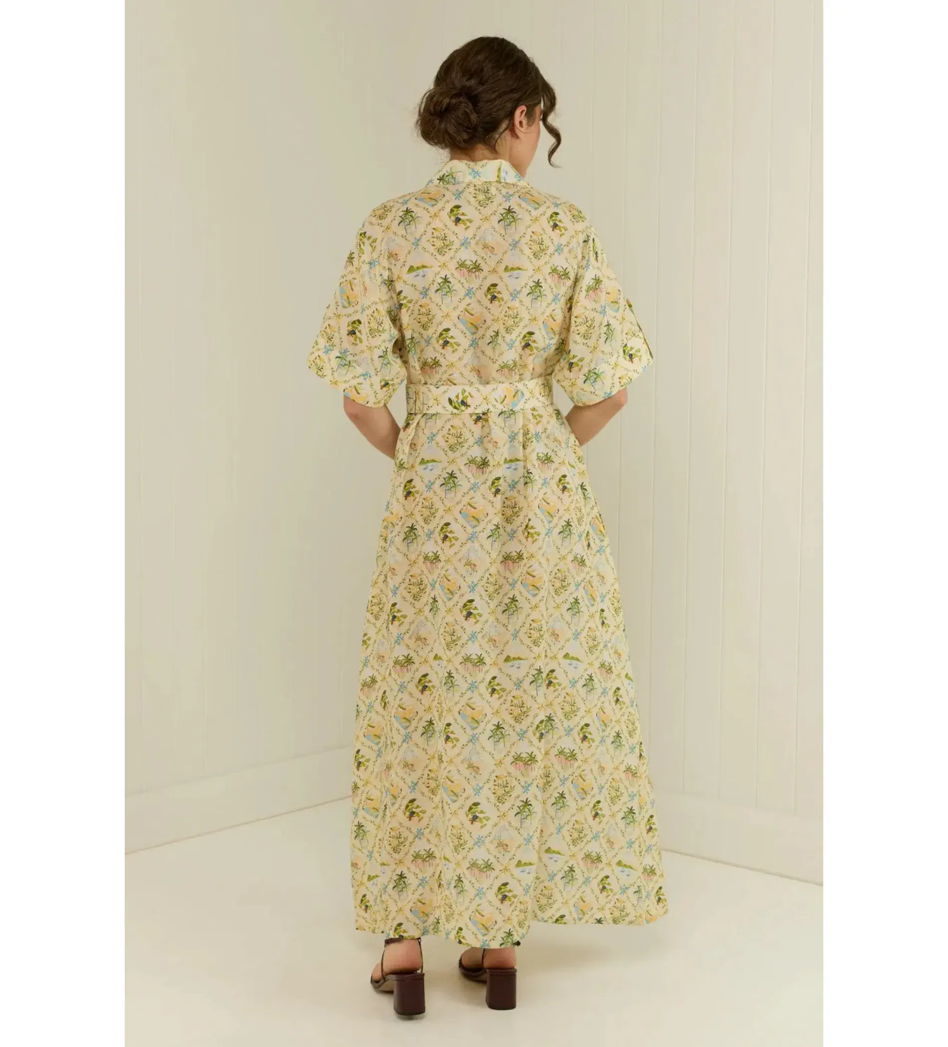 Palm Noosa Memento Maxi Dress Honolulu Size AU 10 - Image 4