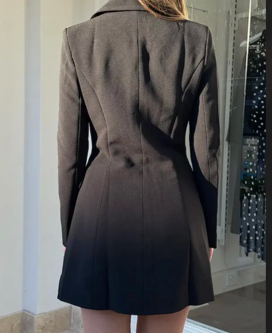 Odd Muse The Ultimate Muse Structured Button Dress Black Size 8 - Image 2