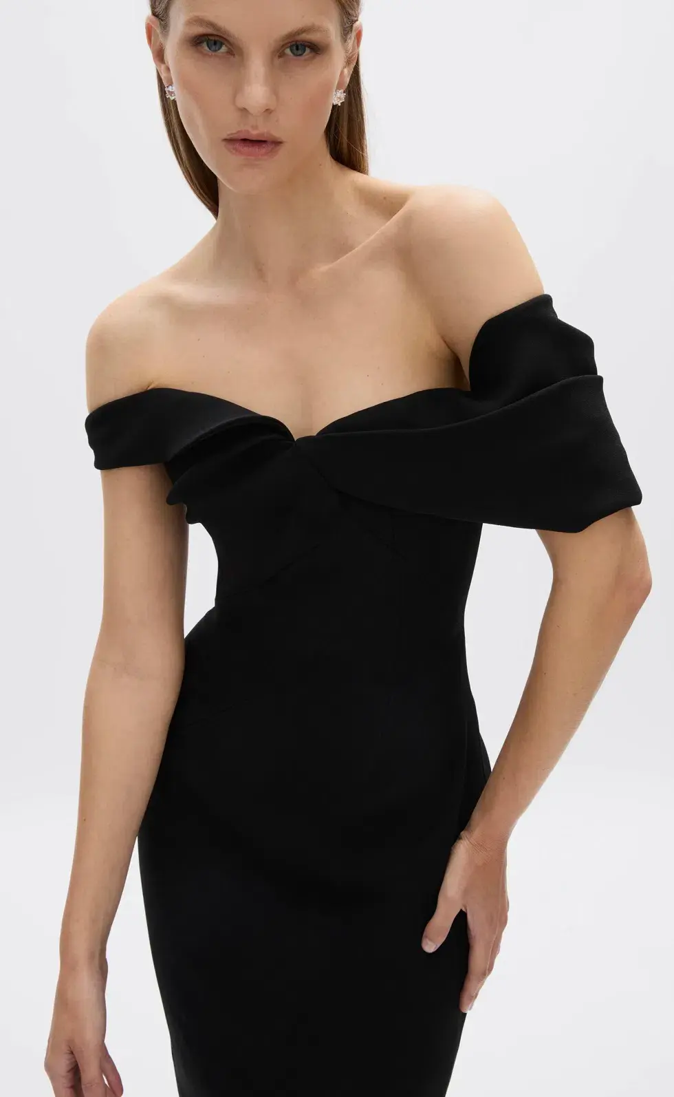Rachael Gilbert Mattie Full Length Gown Black Size 8 - Image 4