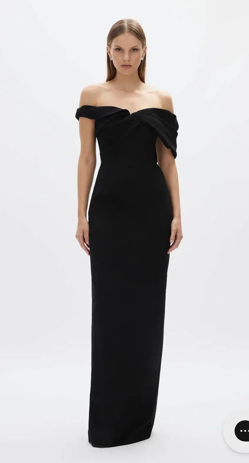 Rachael Gilbert Mattie Full Length Gown Black Size 8 - Image 2