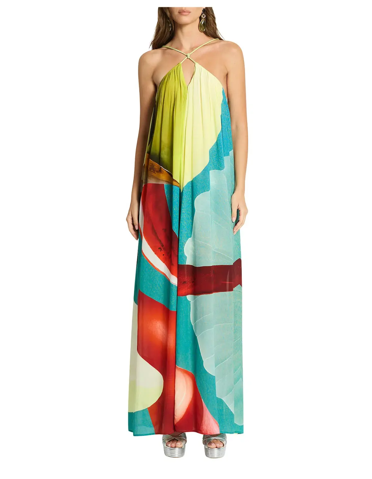 Sass & Bide Dissimulation Maxi Dress Multi Print Size 8 - Image 1