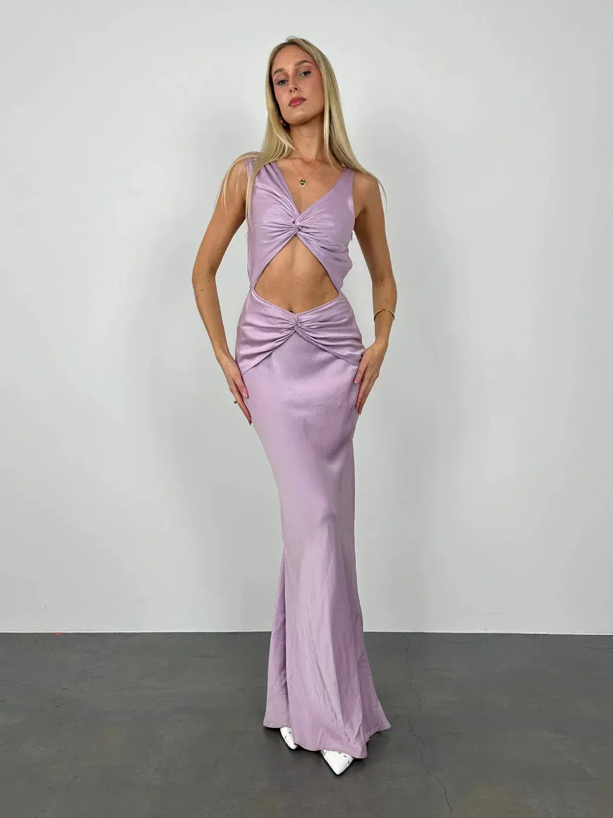 Natalie Rolt Purple Tamika Gown in Lilac Size 0 - Image 1