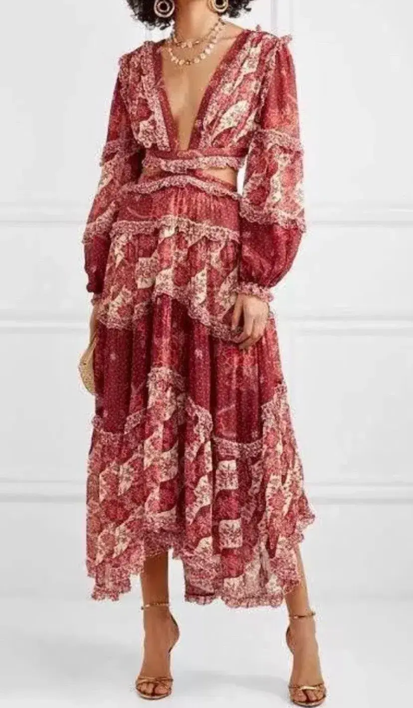 Zimmermann Eyes On Summer Maxi Dress Size AU 12 - Image 1