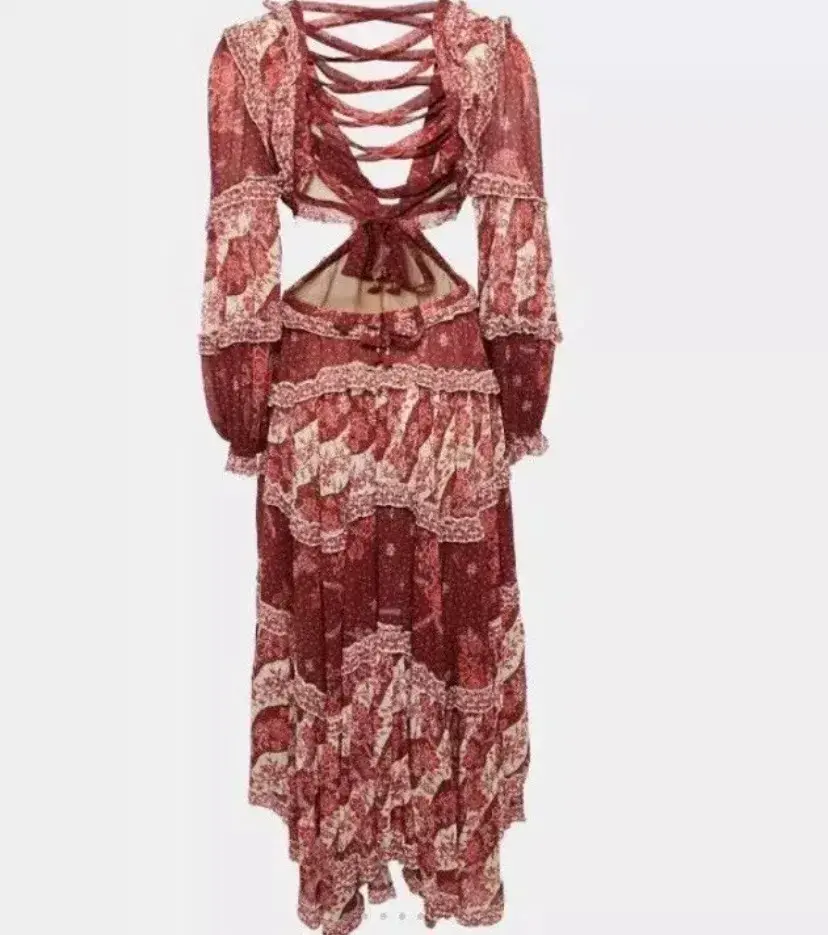 Zimmermann Eyes On Summer Maxi Dress Size AU 12 - Image 6