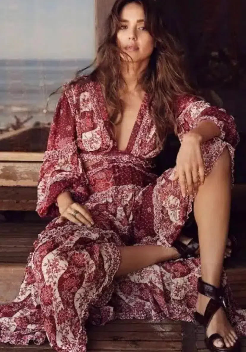 Zimmermann Eyes On Summer Maxi Dress Size AU 12 - Image 2