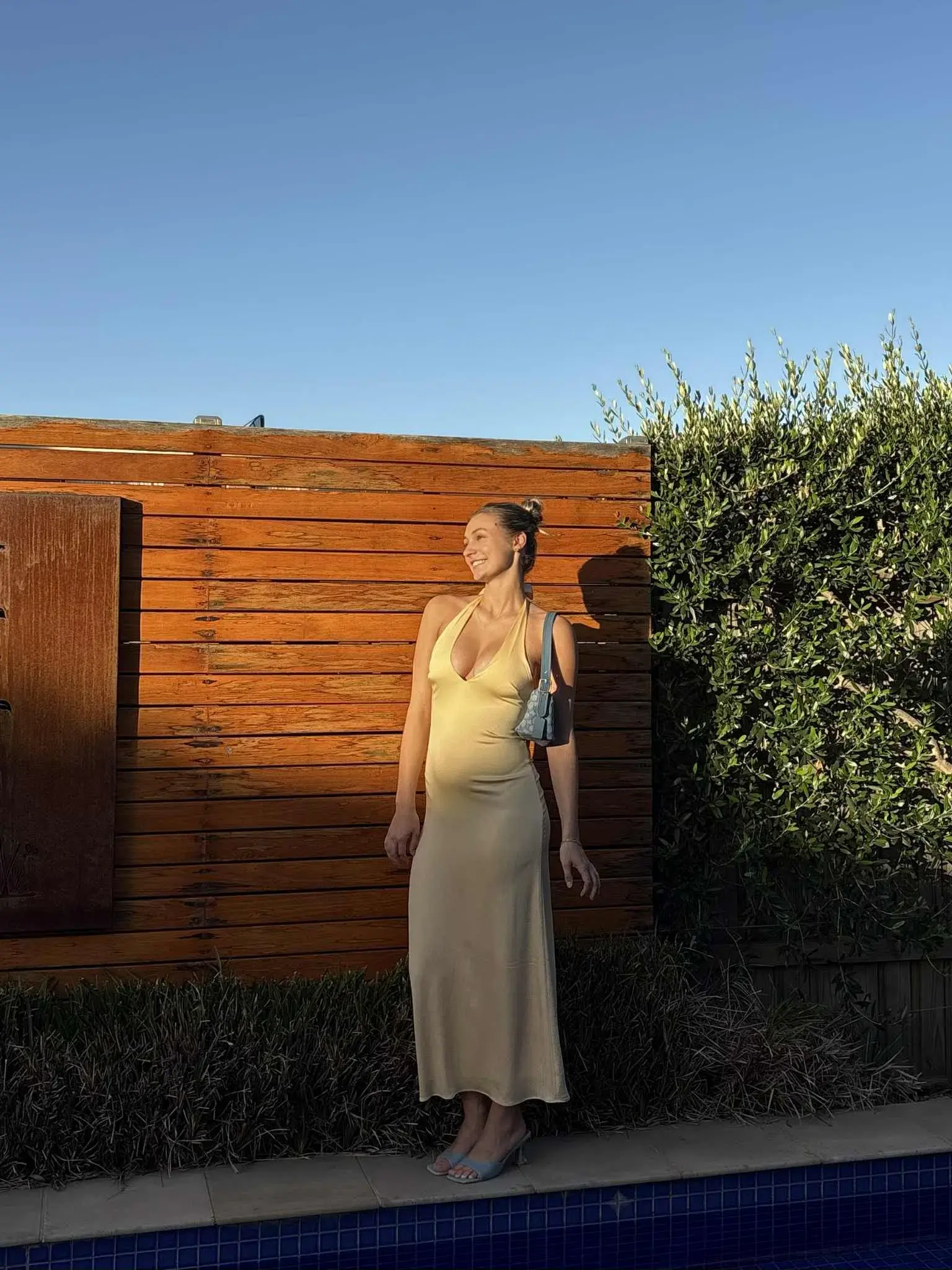 Kookai Milan Maxi Dress in Yellow Size AU  6 - Image 2