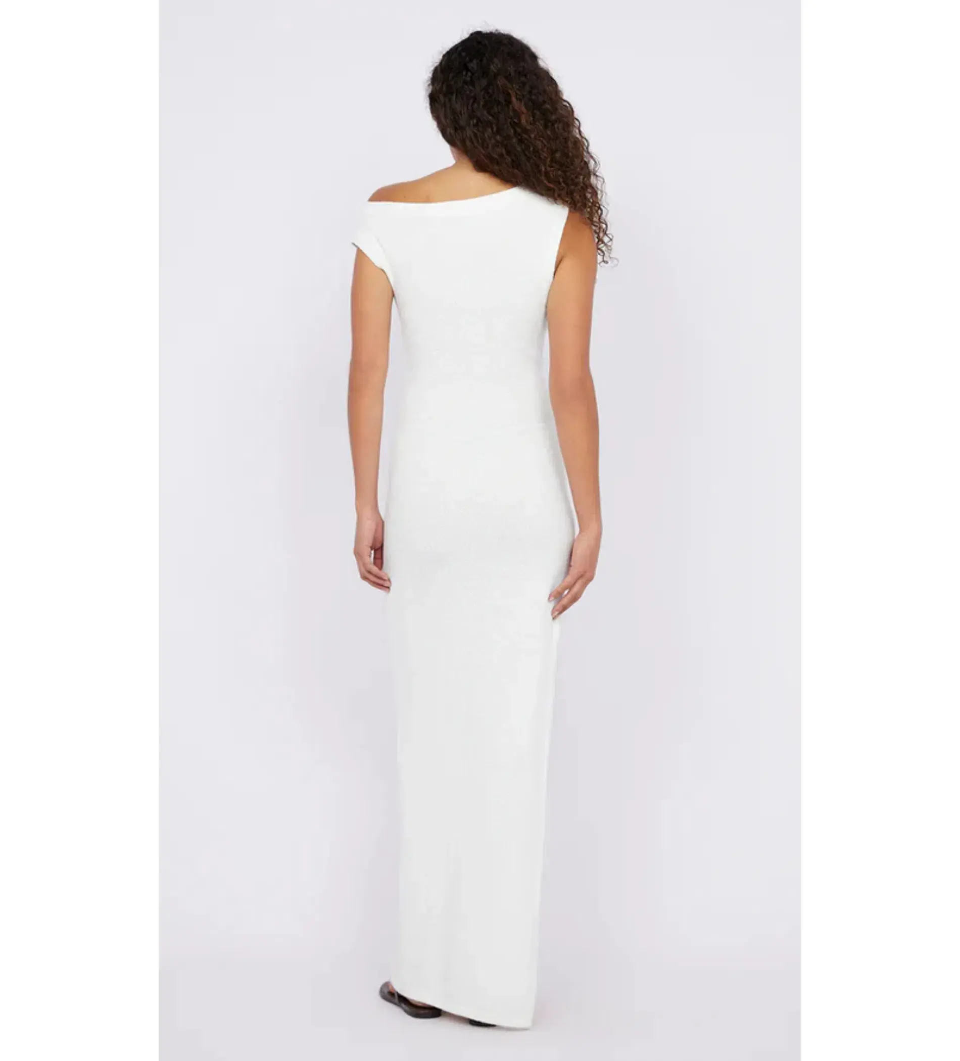 Bec + Bridge Martha Asym Maxi Dress in White Size 8 - Image 3