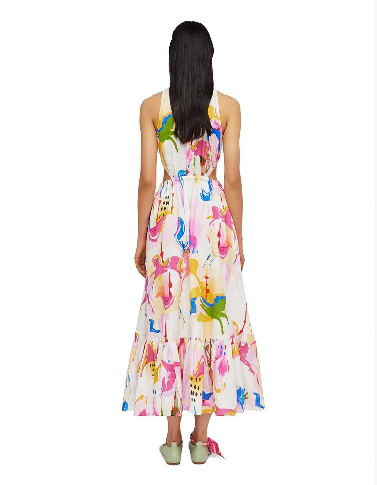 Leo Lin Carousel cut out maxi dress size 8 - Image 5