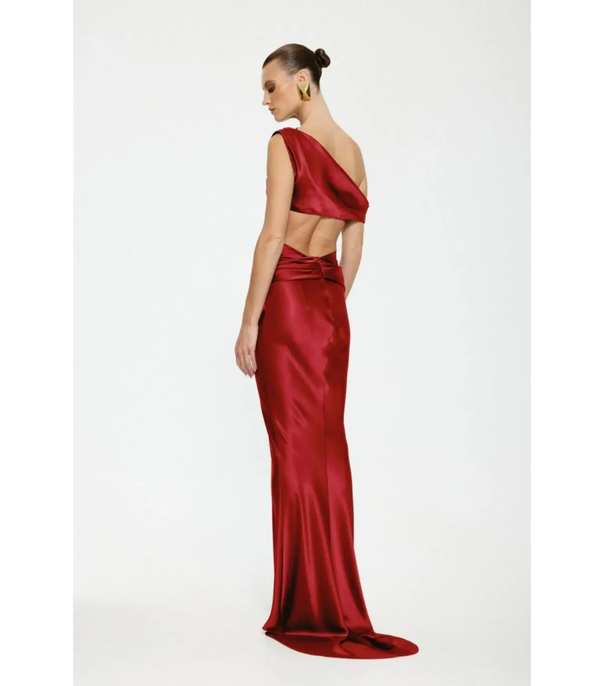 Effie Kats Perez Top and Maxi Skirt Set Runway Red Size AU 10 - Image 2