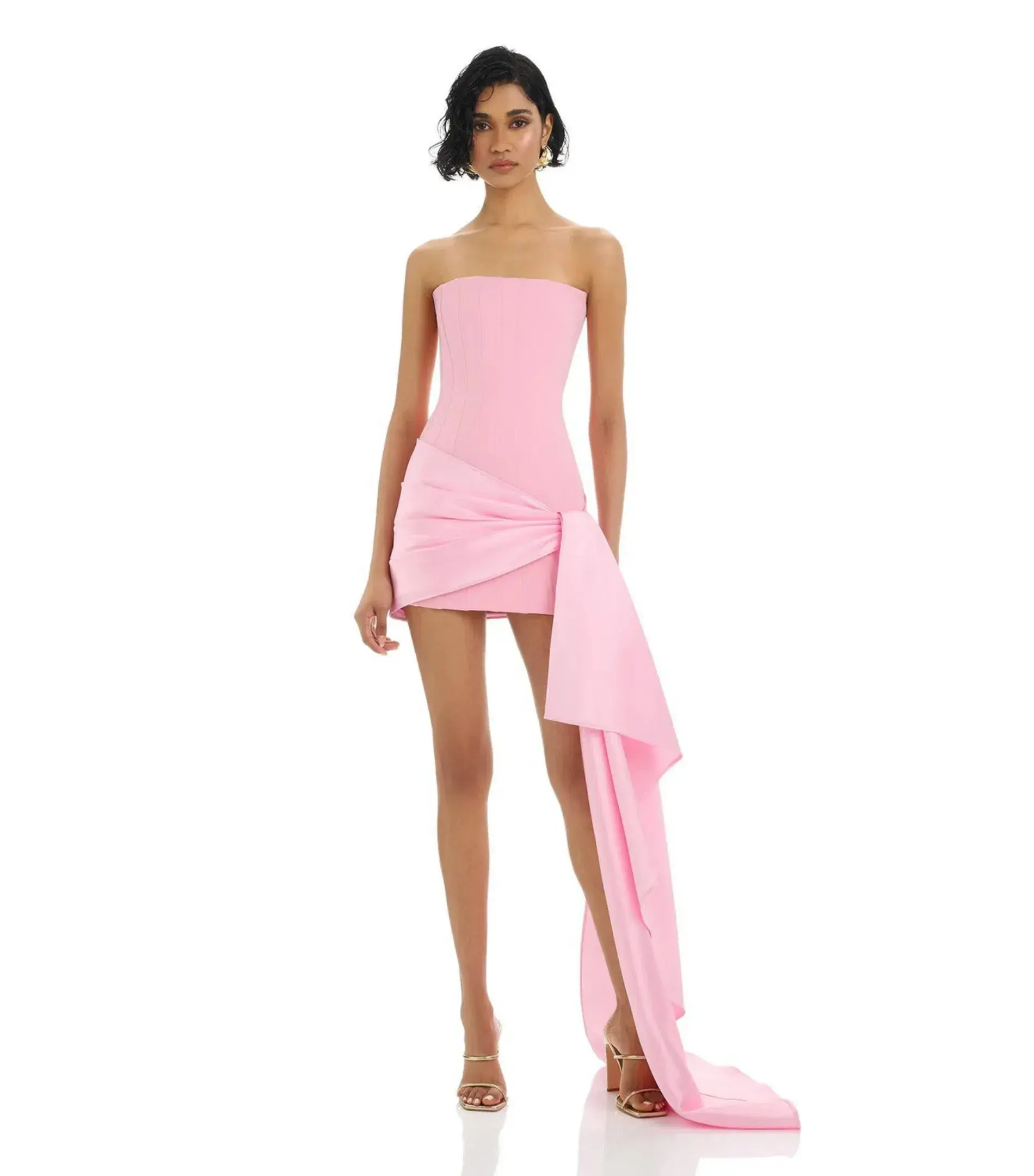 Eliya The Label Midina Mini Dress Pink Size AU 8 - Image 2