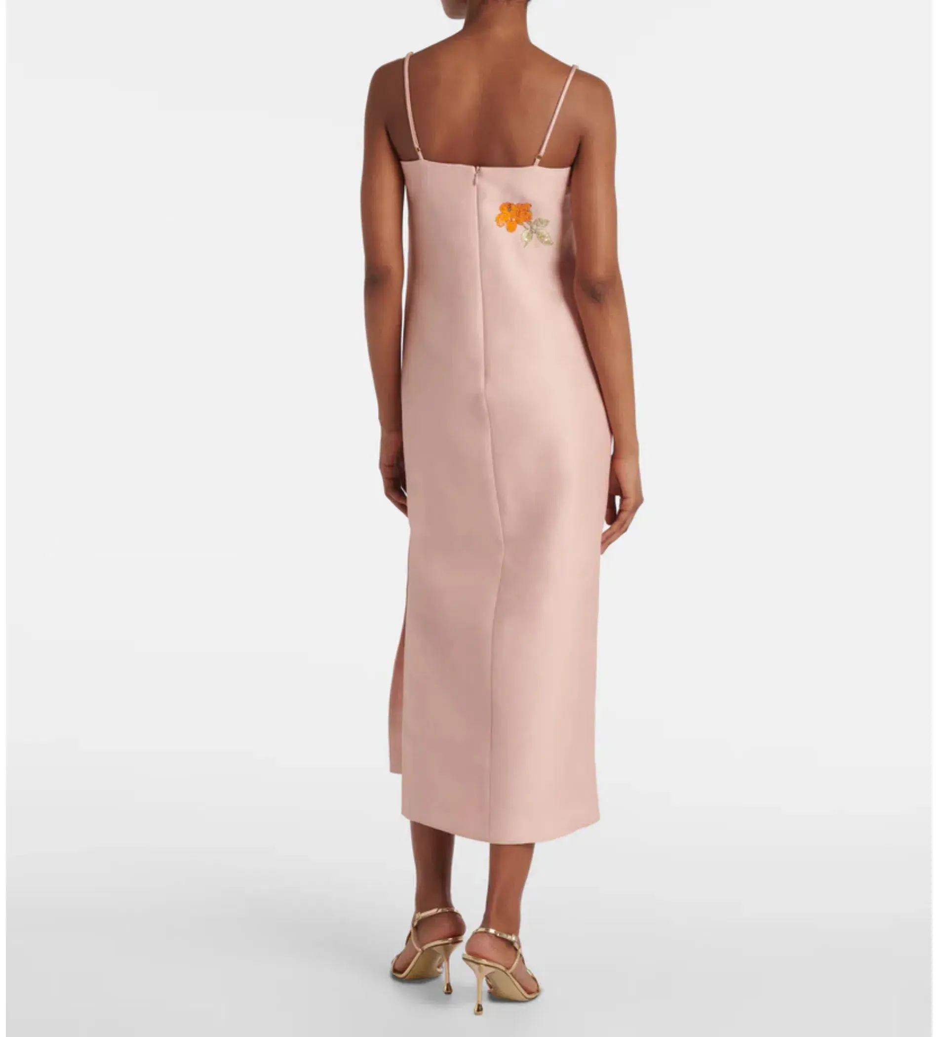 Alemais Hazel Printed Linen Blend Maxi Dress in Pink Size 10 - Image 2