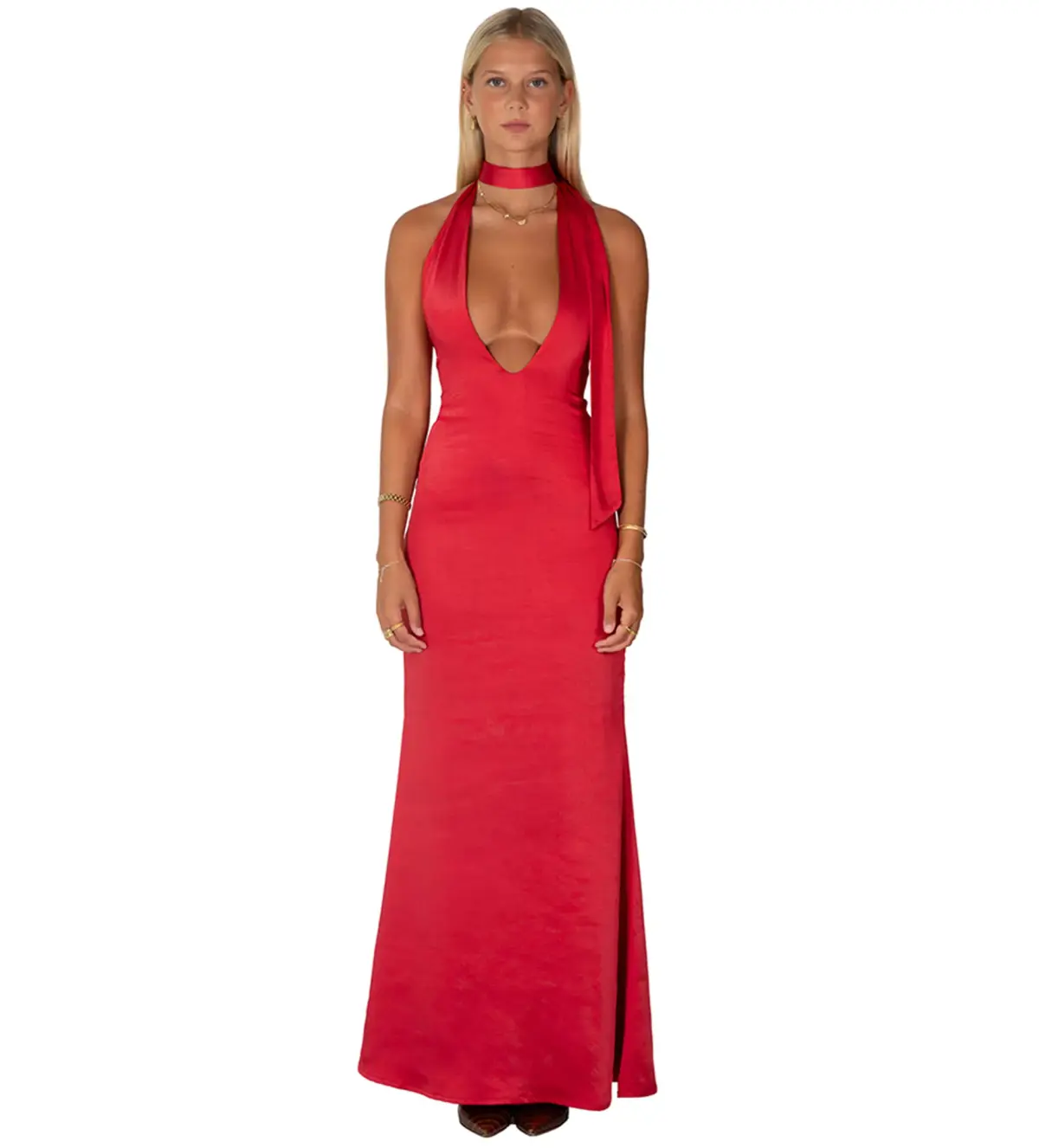 I am Delilah Margot Maxi Dress Cherry Size 10 - Image 1