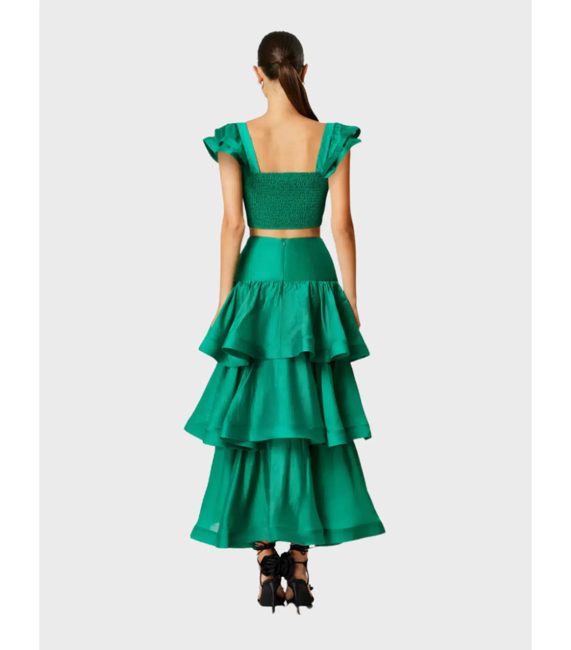Elliatt Top and Skirt Set Green Size XS / AU 6 - Image 2