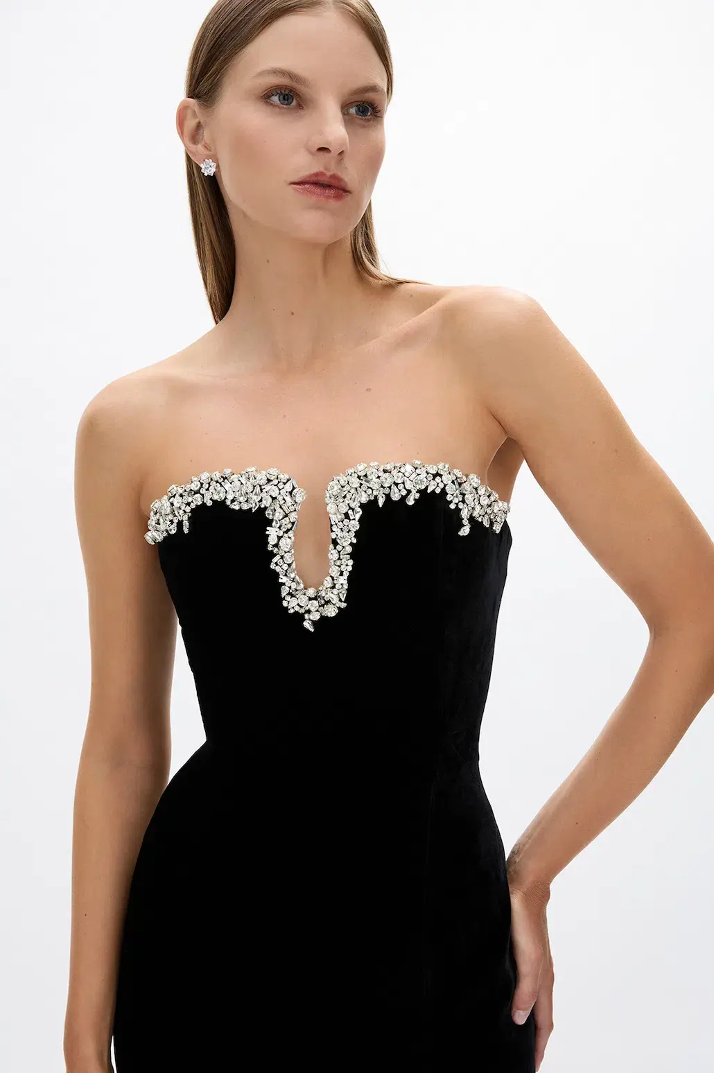Rachel Gilbert Claudine Gown in Black Size 2 / AU 10 for rent on The Volte - main image