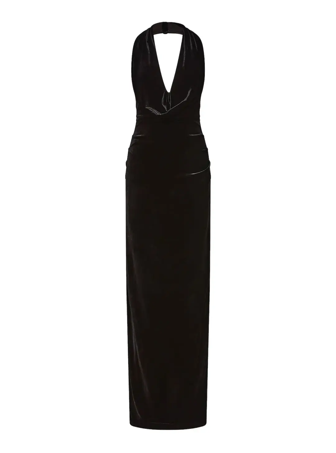 Rachel Gilbert Martin Plunge Maxi Dress in Black Size 1 / AU 8 for rent on The Volte - main image