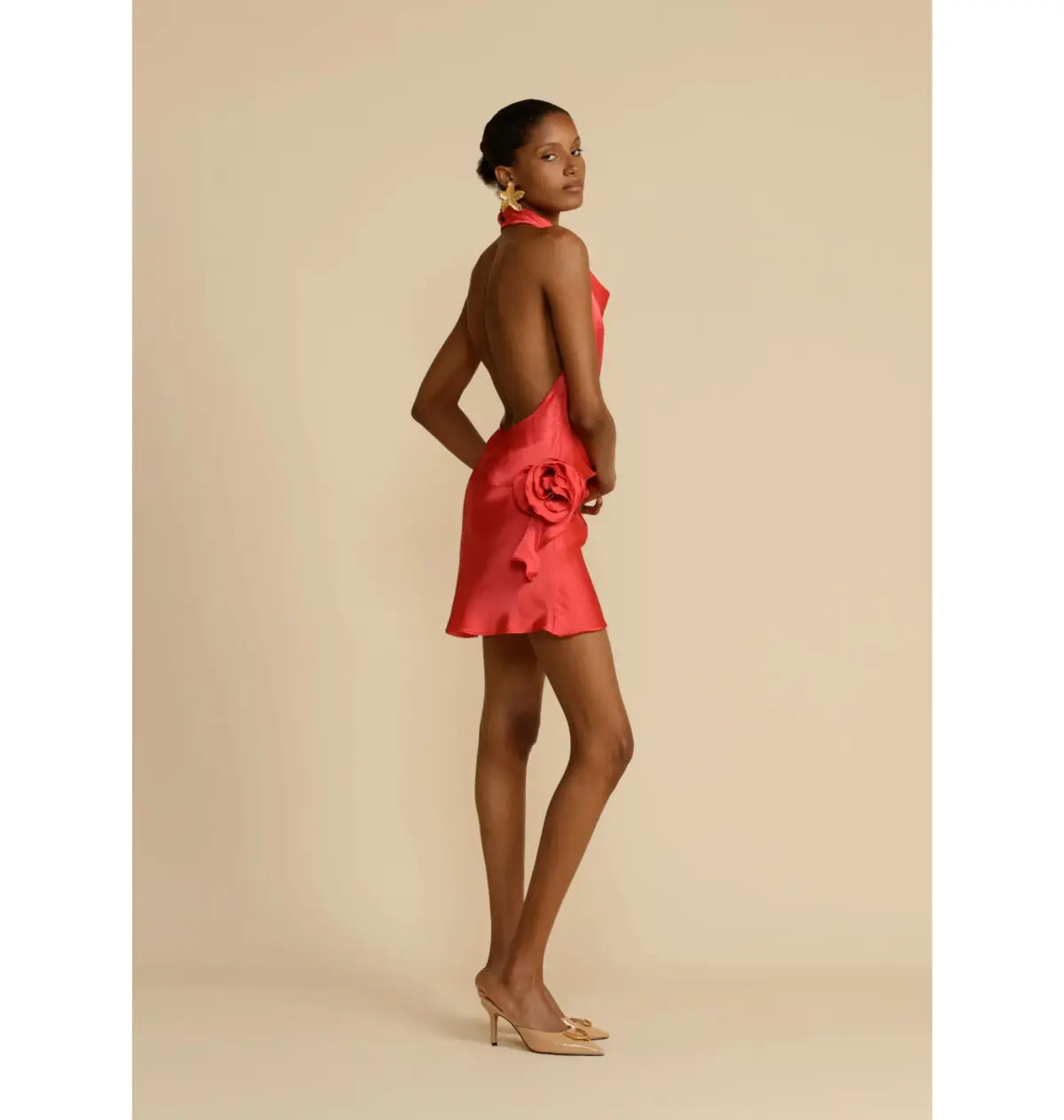 Arcina Ori Rosa Mini Dress Red Size XS / AU 6 - Image 2
