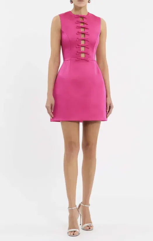 Rebecca Vallance Saskia Tulip Mini Dress Pink Size 8 - Image 2