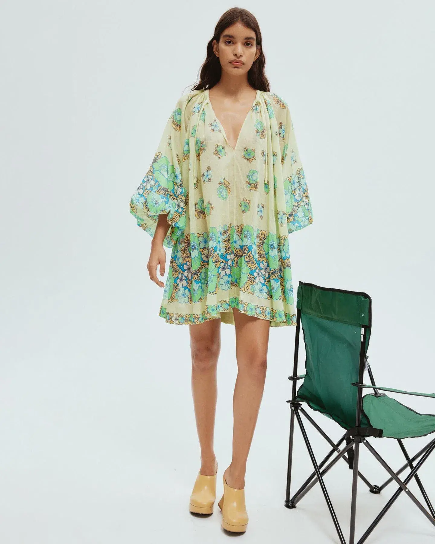 Alemais Velma Mini Dress Seafoam Size AU 14 - Image 4
