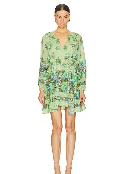 Alemais Velma Mini Dress Seafoam Size AU 14 - Image 8