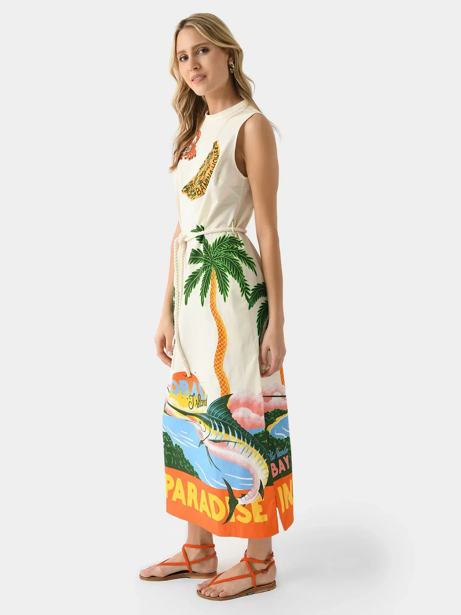 Alemais Samaki Midi Maxi Dress Size 14 - Image 4