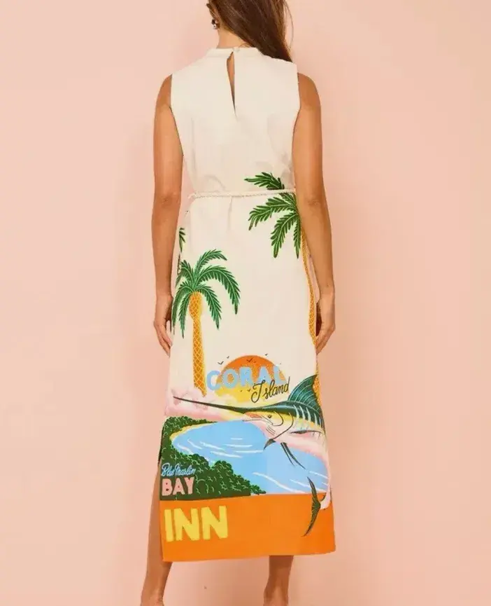 Alemais Samaki Midi Maxi Dress Size 14 - Image 9