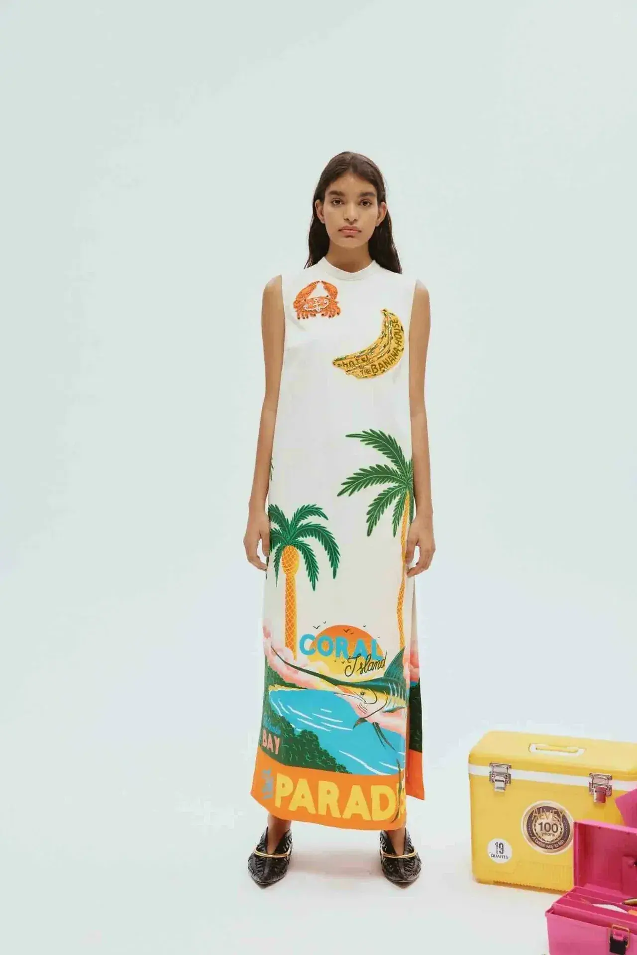 Alemais Samaki Midi Maxi Dress Size 14 - Image 1